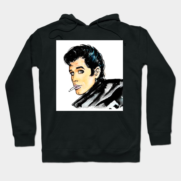 Danny Zuko Hoodie by Svetlana Pelin